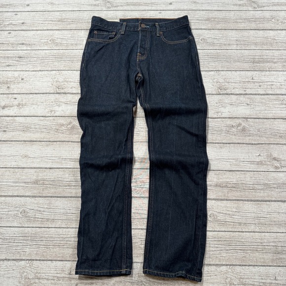 Hollister Other - Y2K Hollister Jeans Men's 32x30 Blue Denim Dark Wash Button Fly Straight Cotton